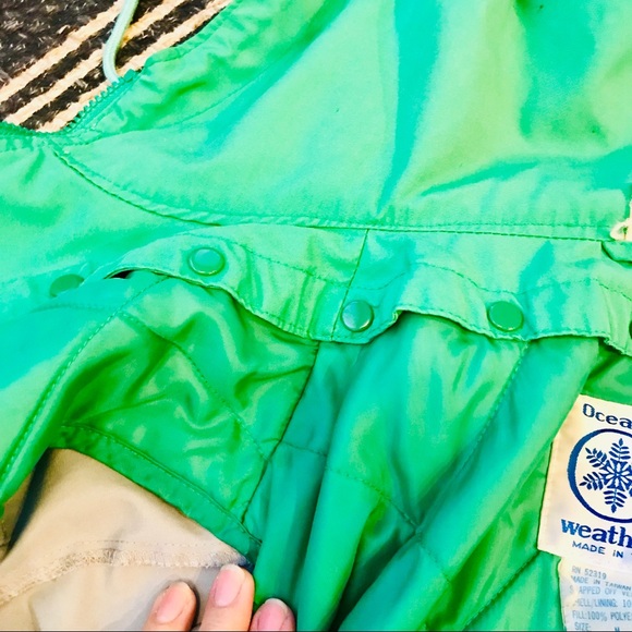 Vintage OP layer jacket green and gray - Picture 6 of 8